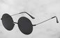 Unisex Black Round Sunglass